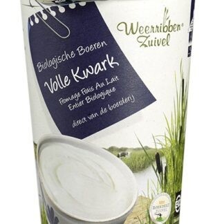 Bio Volle kwark 500 gram