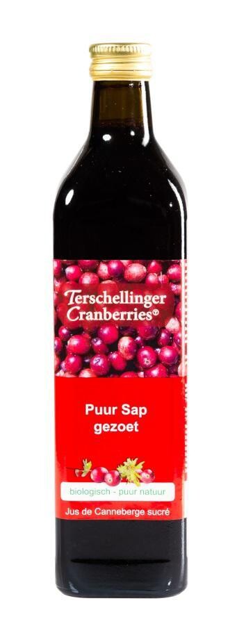 Terschellinger Cranberries puur gezoet 500 ml