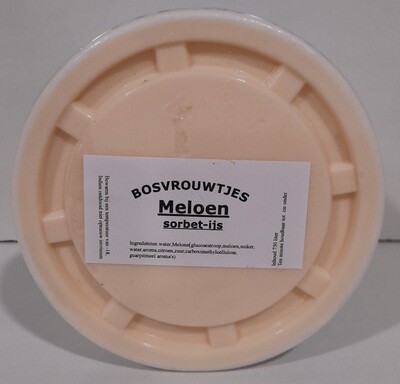 Sorbet ijs meloen 750 ml