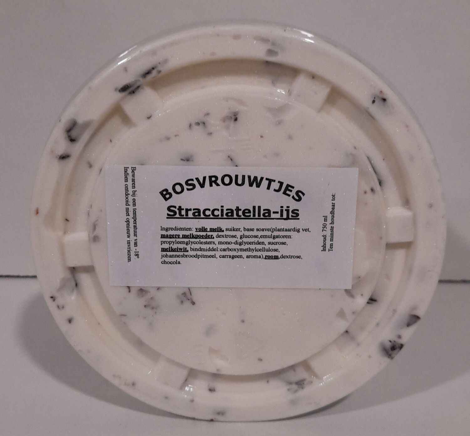 Straciatella ijs 750 ml
