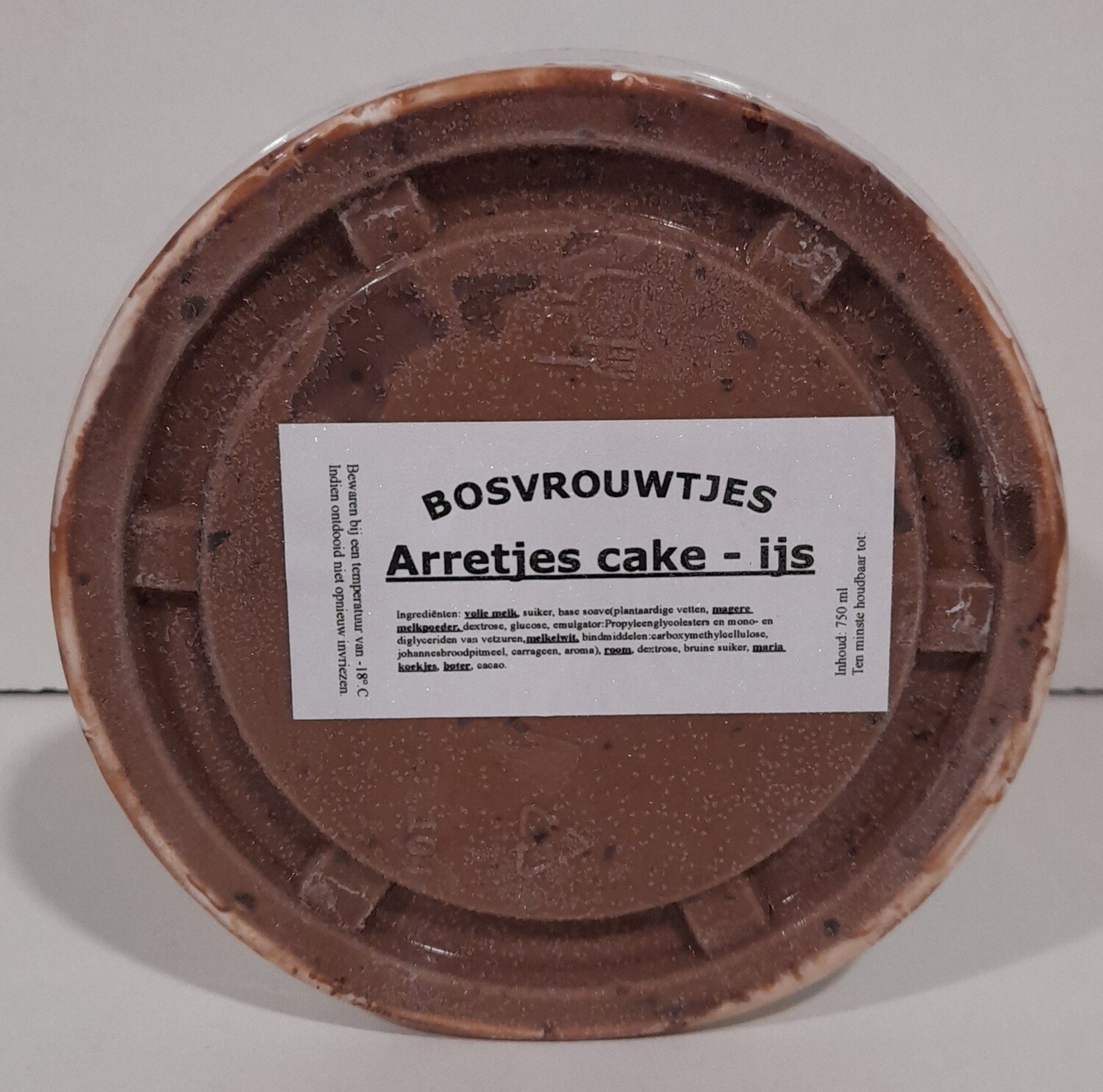 Arretjescake ijs 750 ml