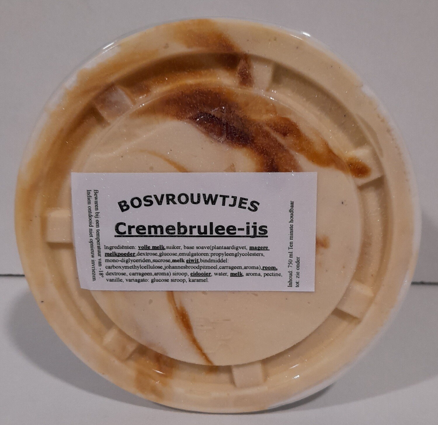 Créme brûlée ijs 750 ml