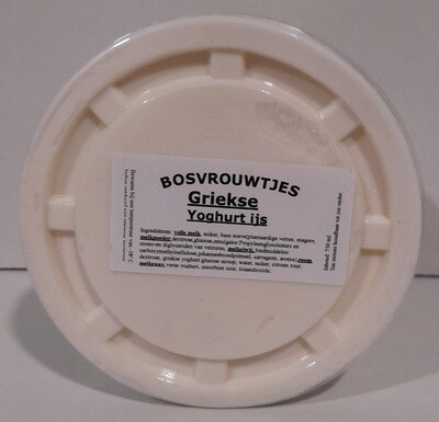 Griekse yoghurt ijs 750 ml