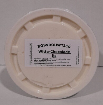 Witte chocolade ijs 750 ml