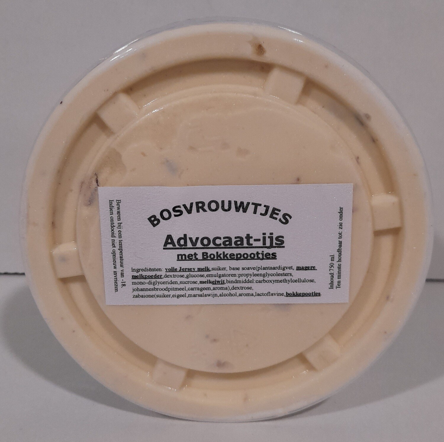 Advocaat-Bokkepootjes ijs 750 ml