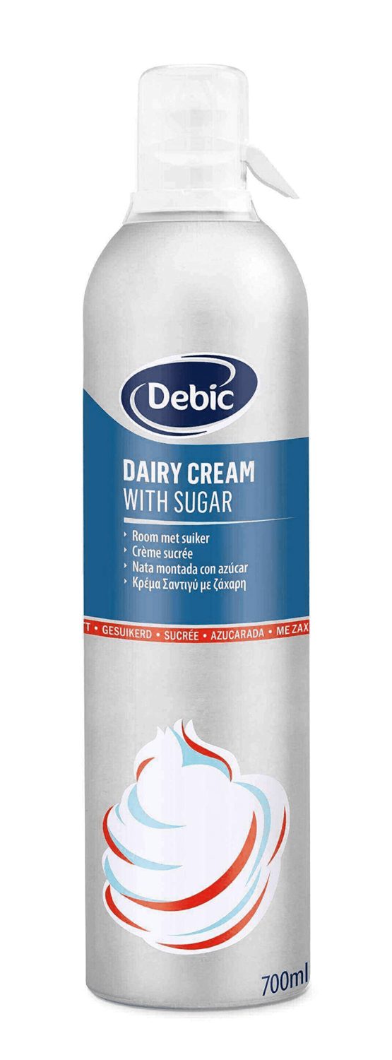 Debic slagroomspuit met suiker 700 ml