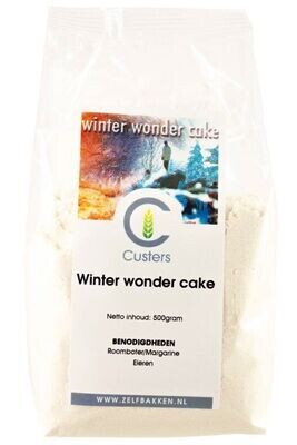 Winter wonder cake 500 gram Custers