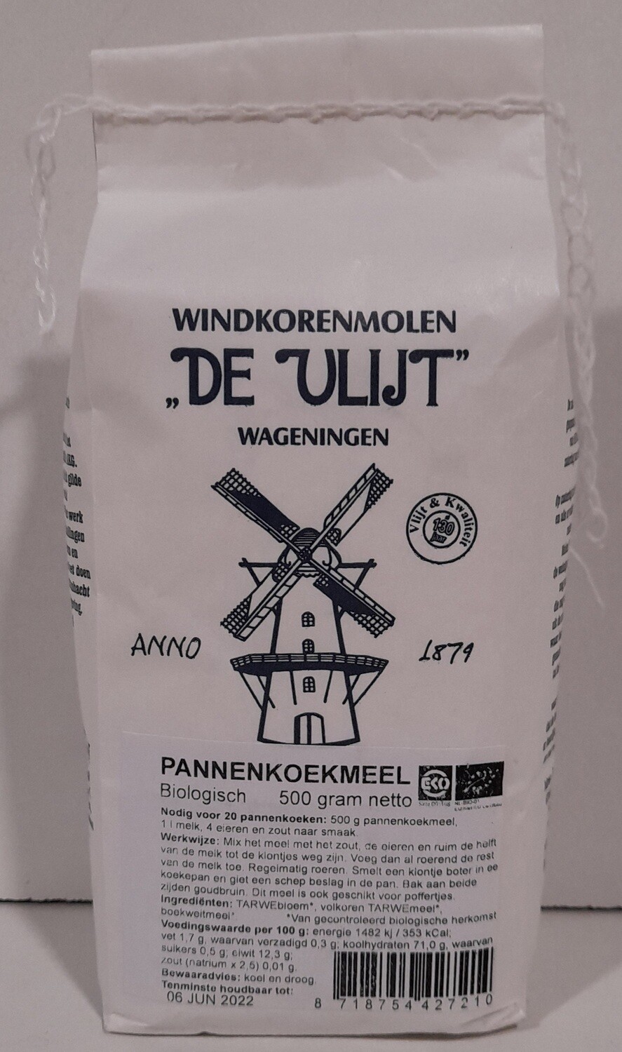 Pannenkoekmeel 500 gram De Vlijt