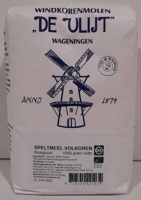Speltmeel volkoren 1 kilo De Vlijt