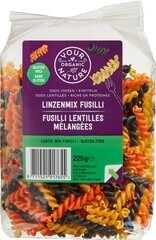 Linzen mix fusilli 250 gram Your Organic Nature