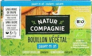 Groentebouillonblokjes zoutarm