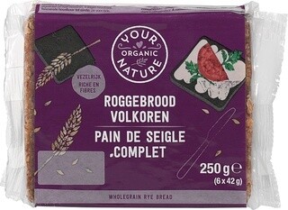 Roggebrood volkoren 250 gram (Bio)
