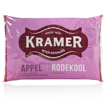 Rode kool/appel 500 gram (vacuüm)