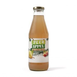 Appel peer sap 750ML (Boerderij etiket van Schulp)