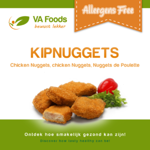 Kipnuggets 250 gram (glutenvrij) VA Foods
