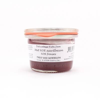 Mini aardbeien jam 80 gram