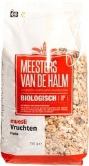 Meesters van de Halm vruchtenmuesli 500 gram