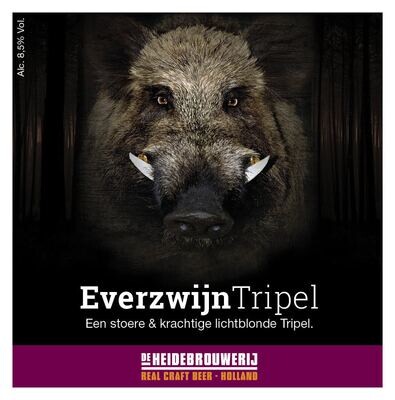 Heidenbrouwerij Everzwijn Tripel 75 cl