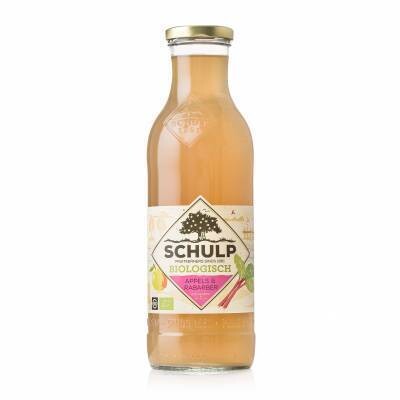 Schulp Appel rabarbersap 750ml (bio) ACTIE