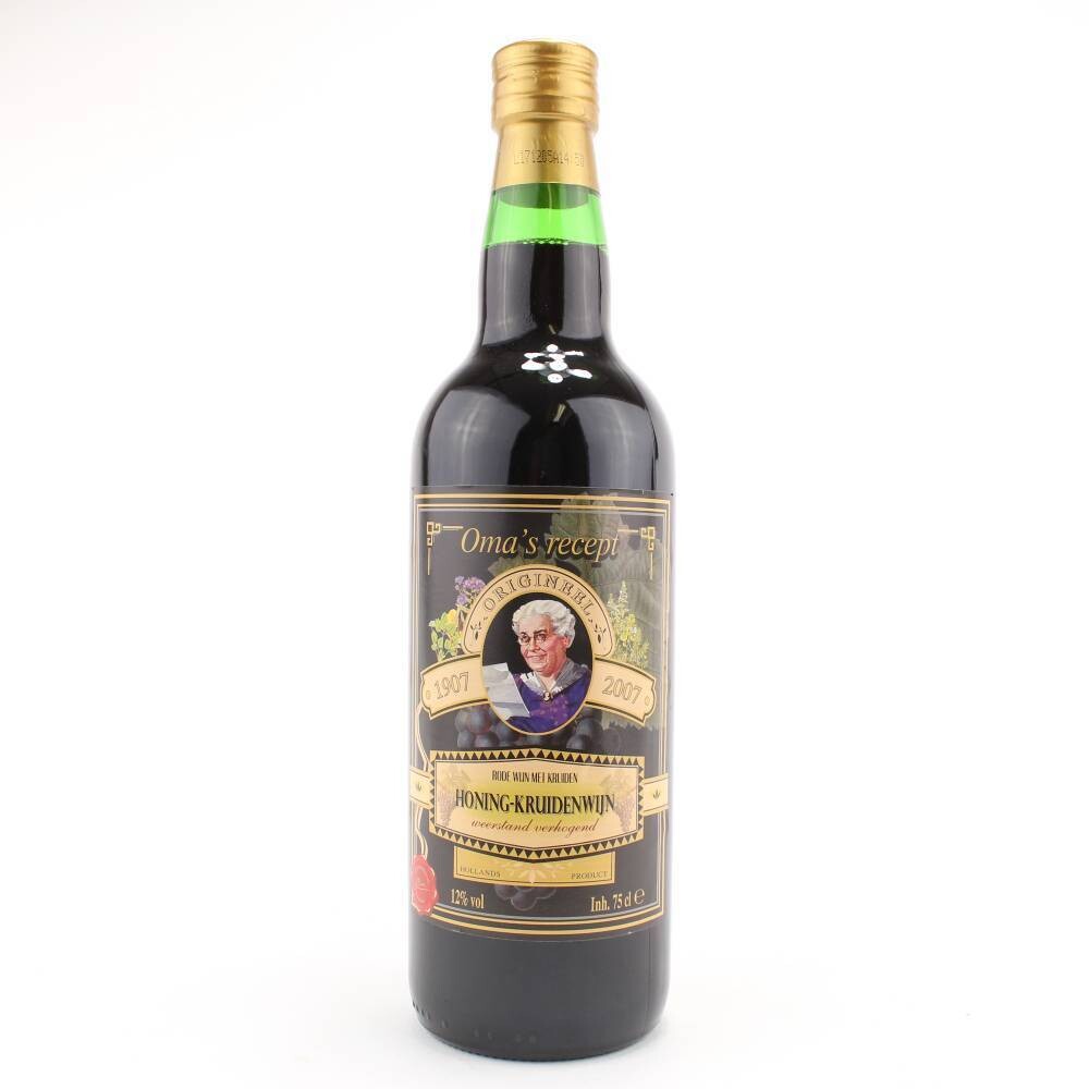 Oma&#39;s Honing-kruidenwijn 75cl