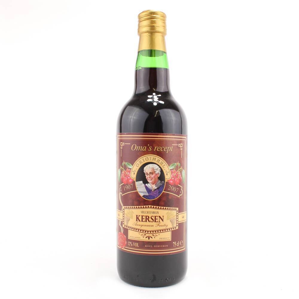 Oma&#39;s vruchtenwijn kersen 75cl