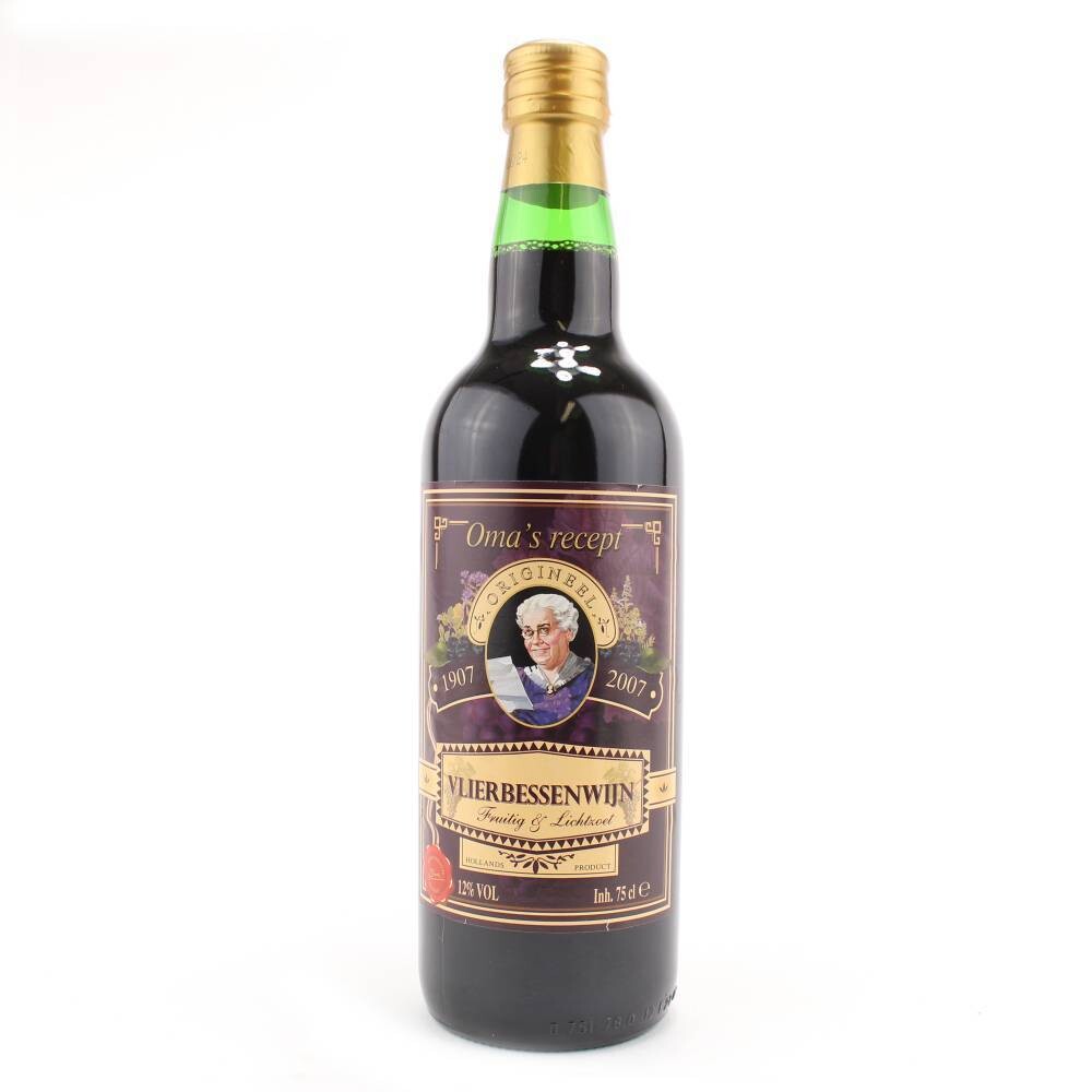 Oma&#39;s vlierbessenwijn 75cl
