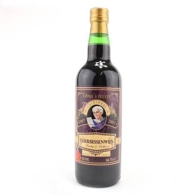 Oma&#39;s vlierbessenwijn 75cl