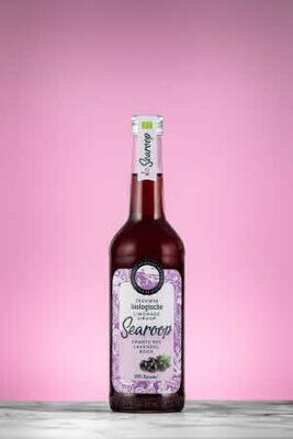 Searoop zwarte bes, lavendel en roos500ml (bio)