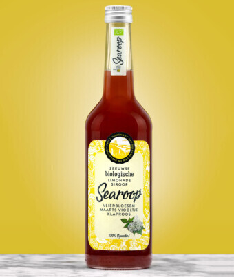 Searoop vlierbloesem, viooltje en klaproos 500ml (bio)