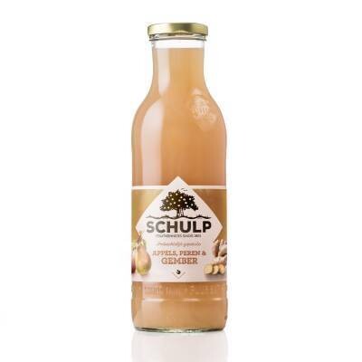 Schulp appels, peren en gembersap 750 ml