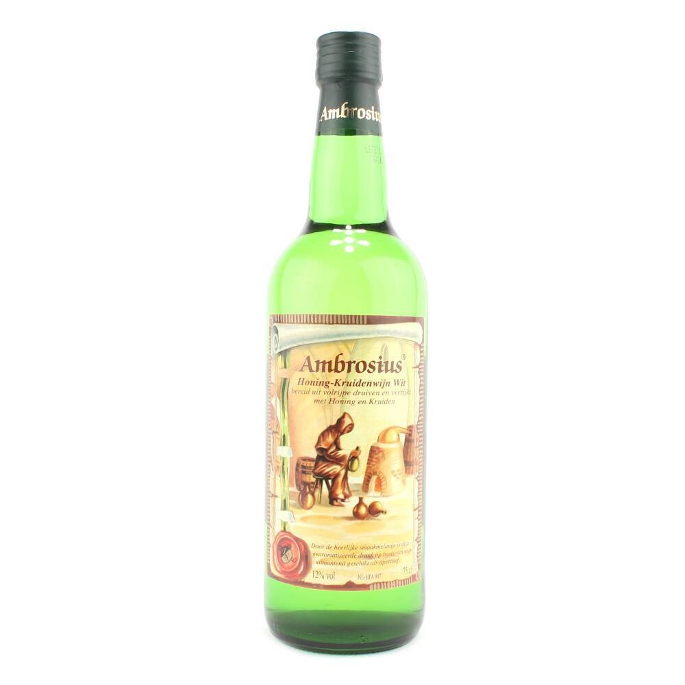 Honing-kruidenwijn wit 75cl (Ambrosius)