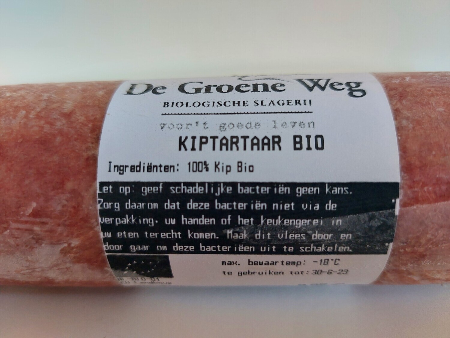 Kiptartaar 500 gram (bio) (hondenvoer)