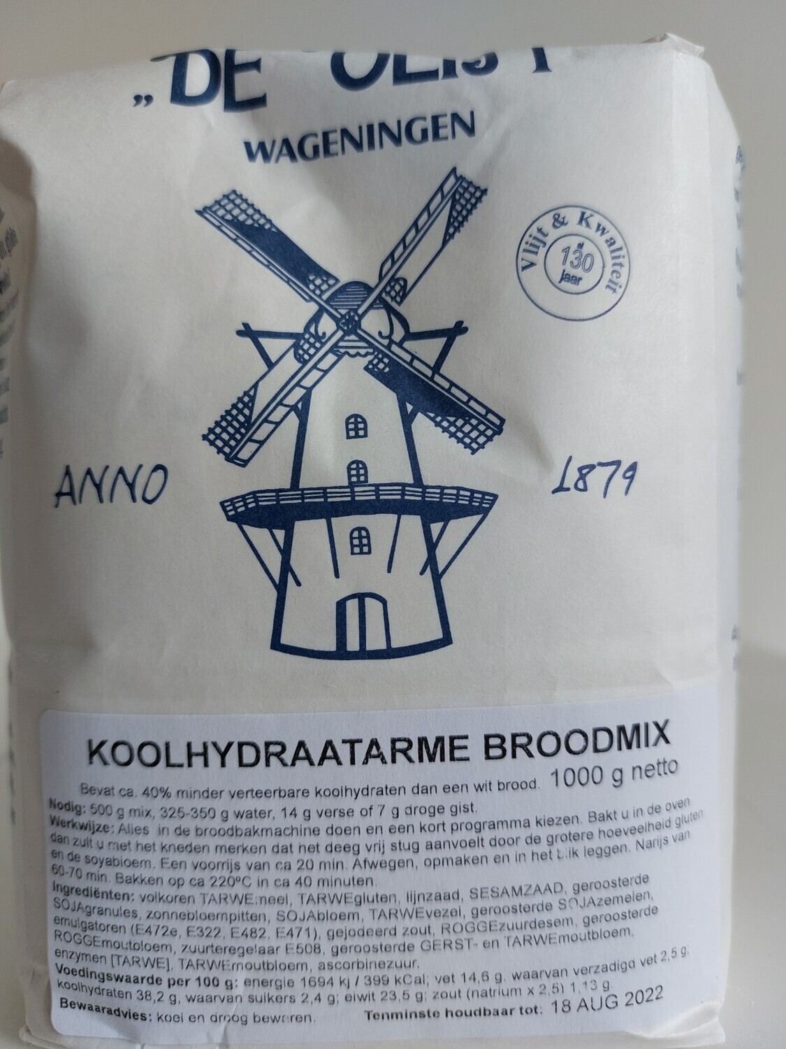 Koolhydraatarme broodmix De Vlijt