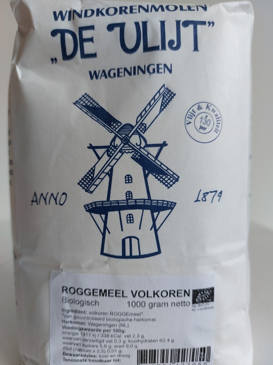 Roggemeel volkoren 1 kilo