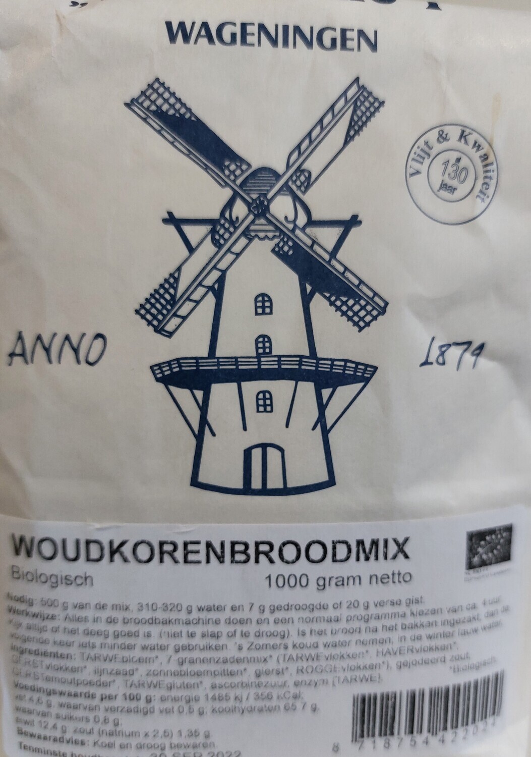 Woudkorenbroodmix 1kg