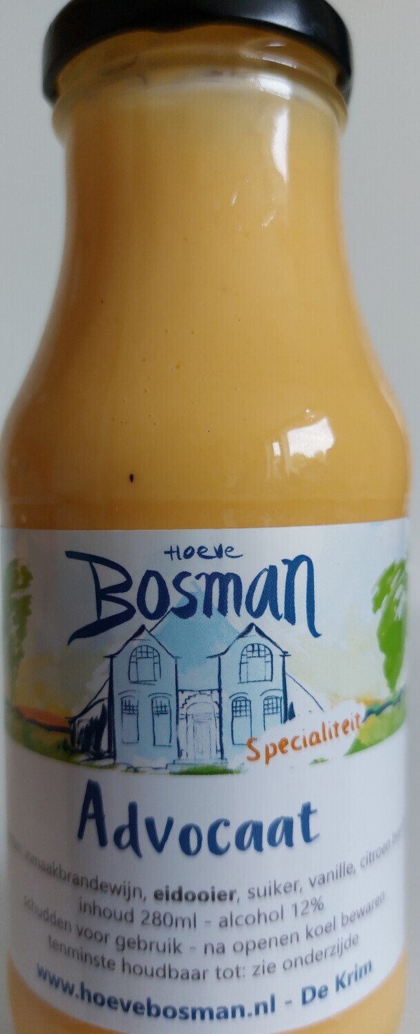 Advocaat naturel per fles 280ml