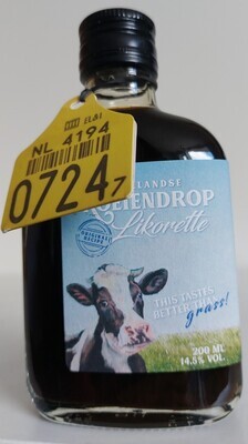 Koeiendrop likeur 200ml 14,5%