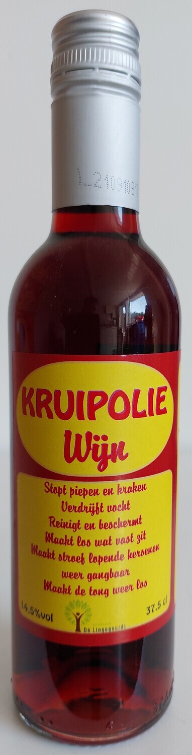 Betuws kruipolie 37.5cl(honing-kruidenwijn rood)