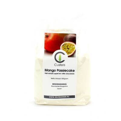 Mango passiecake 500 gram Custers