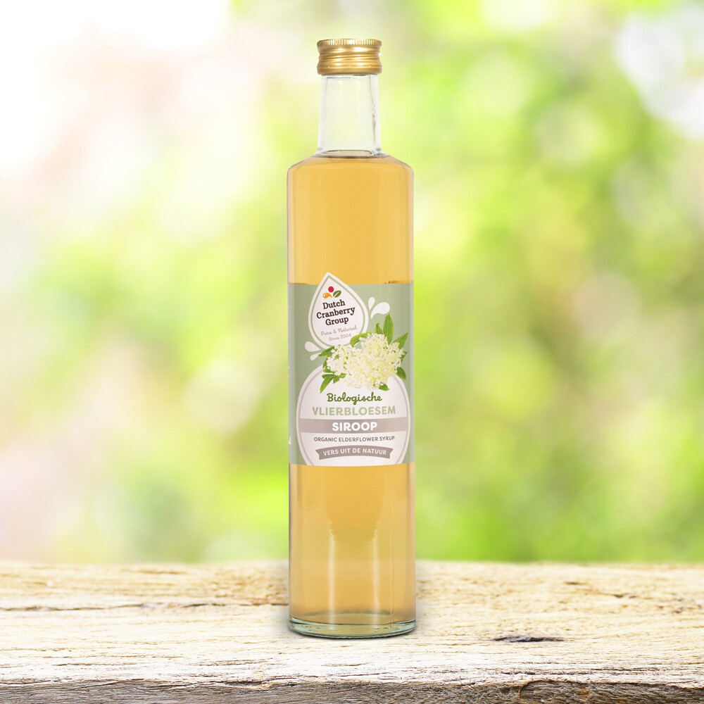 Vlierbloesemsiroop 500ml (Dutch Cranberry Group)