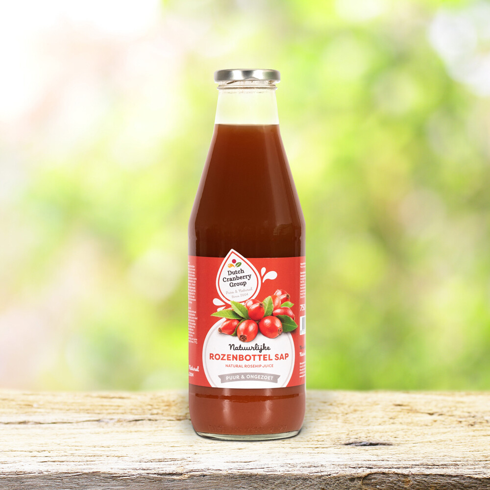 Rozenbottel sap 750ml DCG