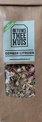 Betuws Theehuis Gember citroen 60 gram (BIO)