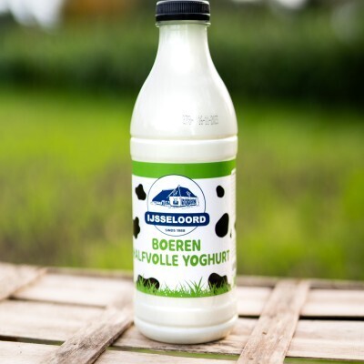 Yoghurt, halfvolle 1 liter (plastic en geen statiegeld)