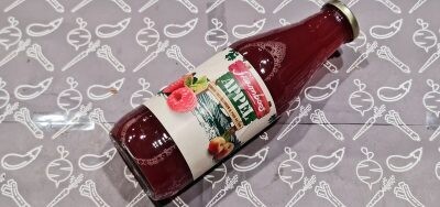 Appel framboos sap 750ml (boerderij etiket van Schulp)