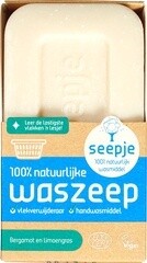 Waszeep &amp; vlekkenverwijderaar bergamot limoengras (Seepje) 120 gram