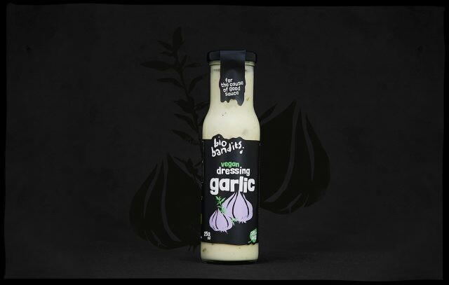 Dressing garlic (knoflook) BIO (biobandits uit Elst) 250ml
