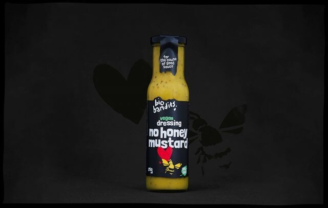 Dressing no honey musterd( geen honing mosterd) BIO (biobandits uit Elst)