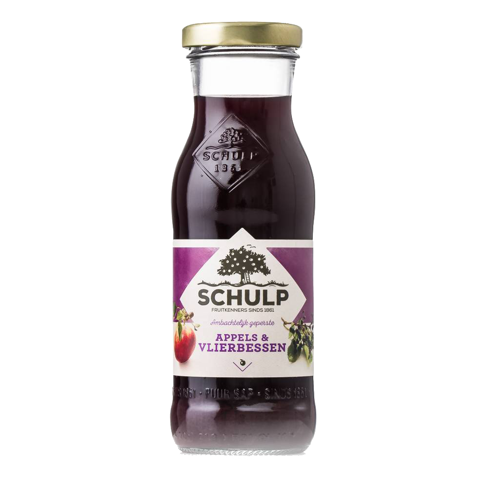 Schulp appels &amp; vlierbessensap 200ml
