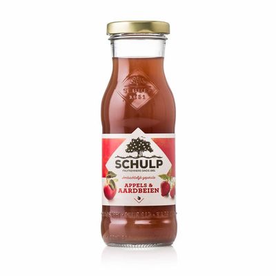 Schulp appels &amp; aardbeien sap 200ml