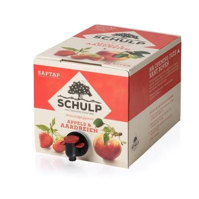 Schulp saptap appels &amp; aardbei 5 Liter